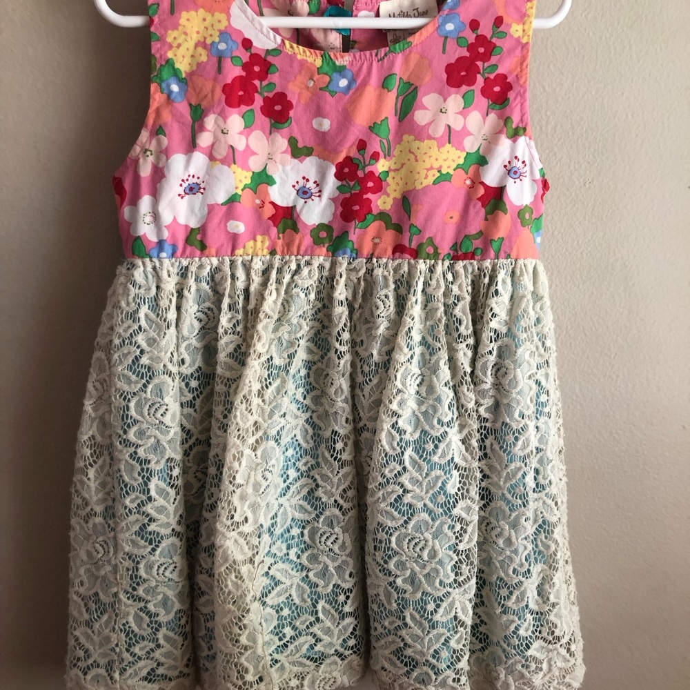 Matilda Jane Pink and Orange Sleeveless Sundress
